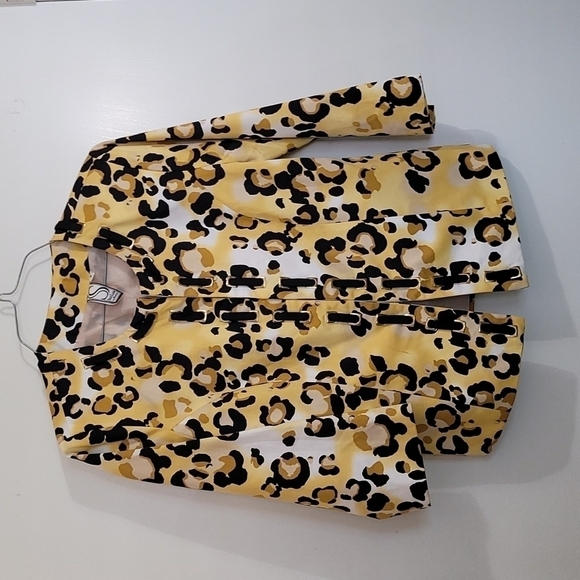 SilkLand Cheetah Print Jacket Size Small - Picture 1 of 8